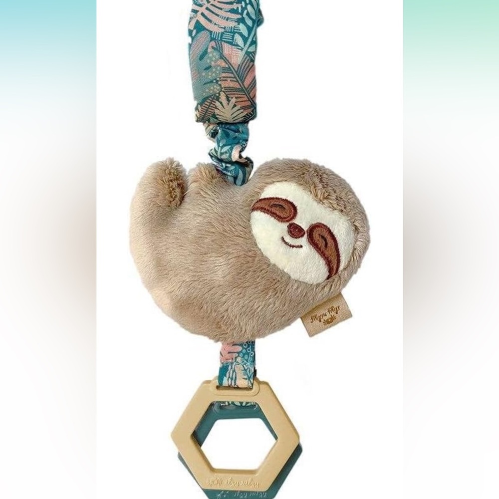 Itzy Ritzy Jingle Toy - Peyton the Sloth NWT